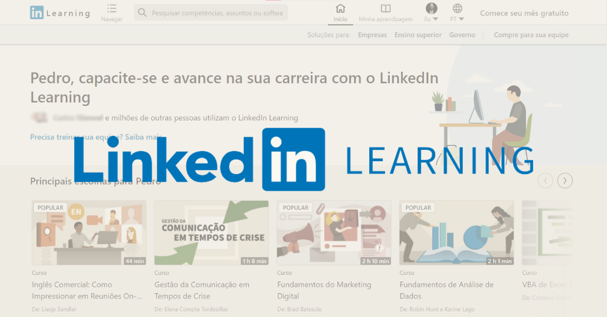 Read more about the article LinkedIn Learning: aprender online com o LinkedIn